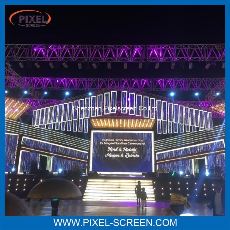 P4 P8 outdoor led video wall for rental events 3