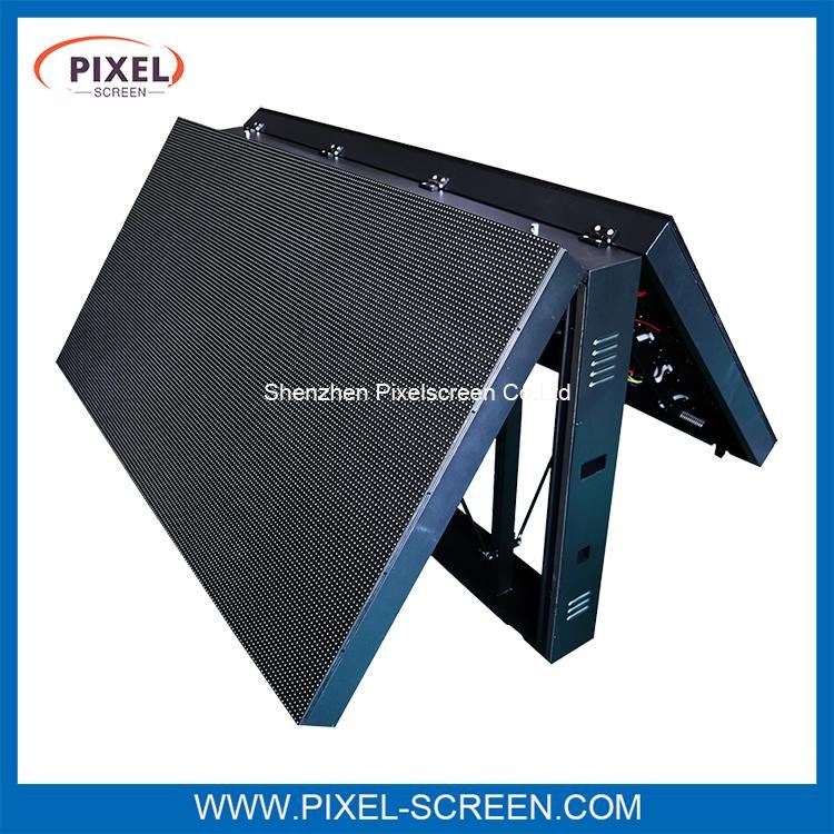 P6.67 outdoor waterproof front service led screen big video wall 2