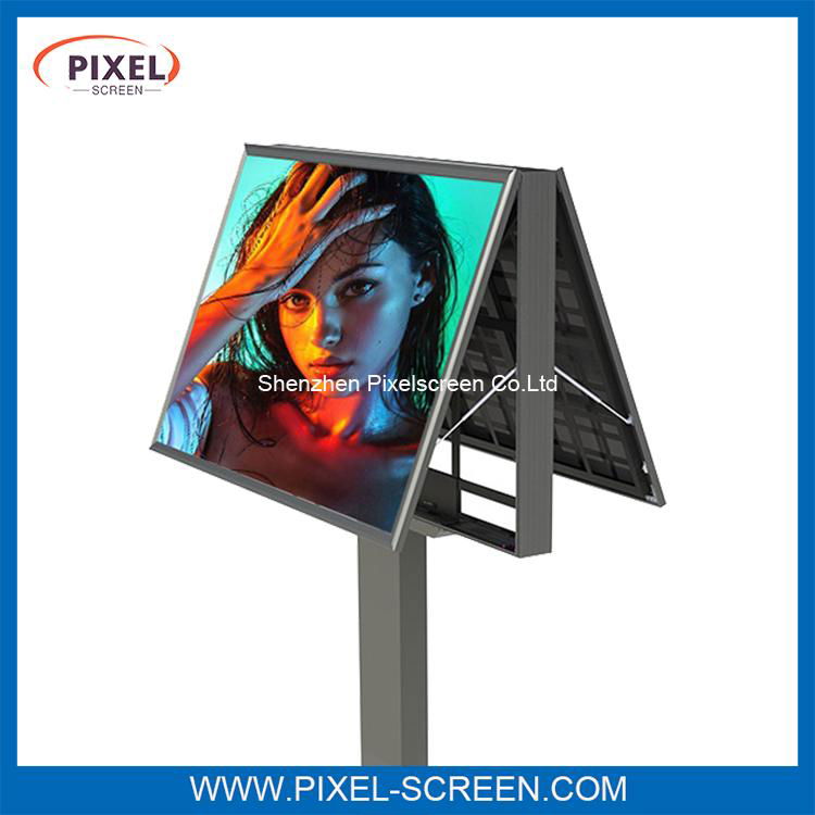 P6.67 outdoor waterproof front service led screen big video wall 4