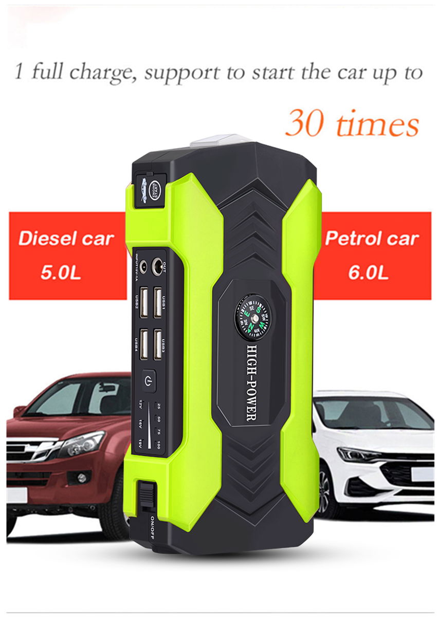 Car battery emergency start power portable jump starter multifunctional wireless 3