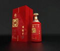 Dragon and  Phoenix auspicious ,Chinese red