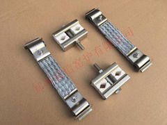 不鏽鋼6/12硅鉬棒卡具導電帶 鋁編織連接線40間距固定卡塊