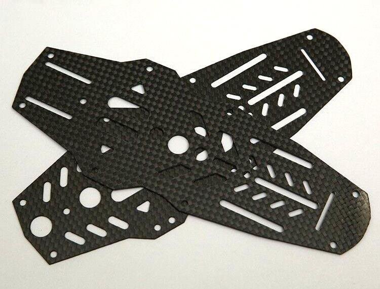 碳纖維板CNC加工 3K碳板材雕刻 5