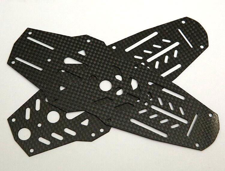 Carbon fiber board CNC processing  3K carbon plate engraving 5