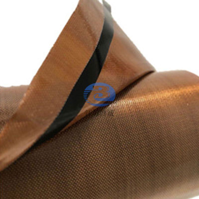 PTFE Teflon Coated Fiberglass Cloth Without Release Paper       2