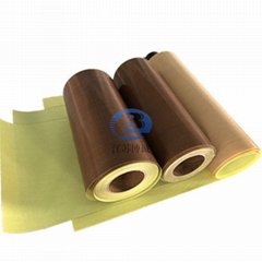 PTFE Coated Glass Tape Rolls With Release Paper     Teflon Tape Wholesale     