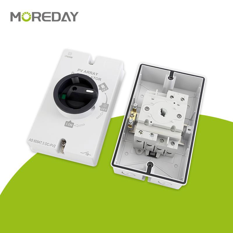 Moreday Waterproof Dc 1200v Isolator Isolation Disconnect Switch
