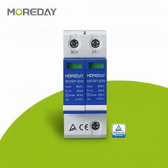 MOREDAY Din Rail 1p 2p 3p 4p 20ka 40ka spd dc 1000v Surge Protector Solar system