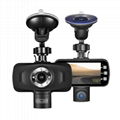 Dual Rotate lens Night Vision 1080P Car