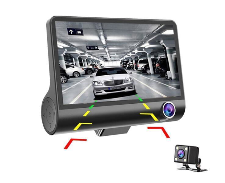 4inch Big screen 3 Channel 1080P Car Dash Camera 3