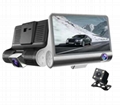 4inch Big screen 3 Channel 1080P Car