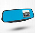 3.5inch 720P Rearview mirror car dash cam 1