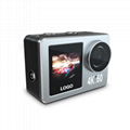 Real 4K Dual Screen Naked Waterproof Action Camera 4