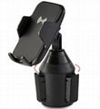 Car Cup holder Phone mount with 10W wireless charger 4