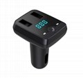 Bluetooth 5.0 Car FM Transmitter with Charger 2