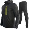 Men's Hooded Plus Size Running Trousers Sweater Sportswear Casual Sets