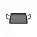 Big Square Carbon Steel Grill Pan with Wholesale Price