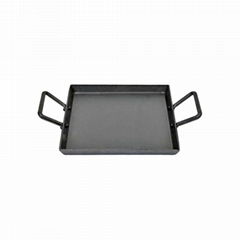 Big Square Carbon Steel Grill Pan with Wholesale Price