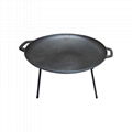 Cast Iron Grill Pan with Pre-seasoned Oil Coating