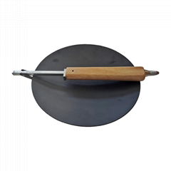 28cm Grill Pan Fry Pan with Folding Handle with Factory Price