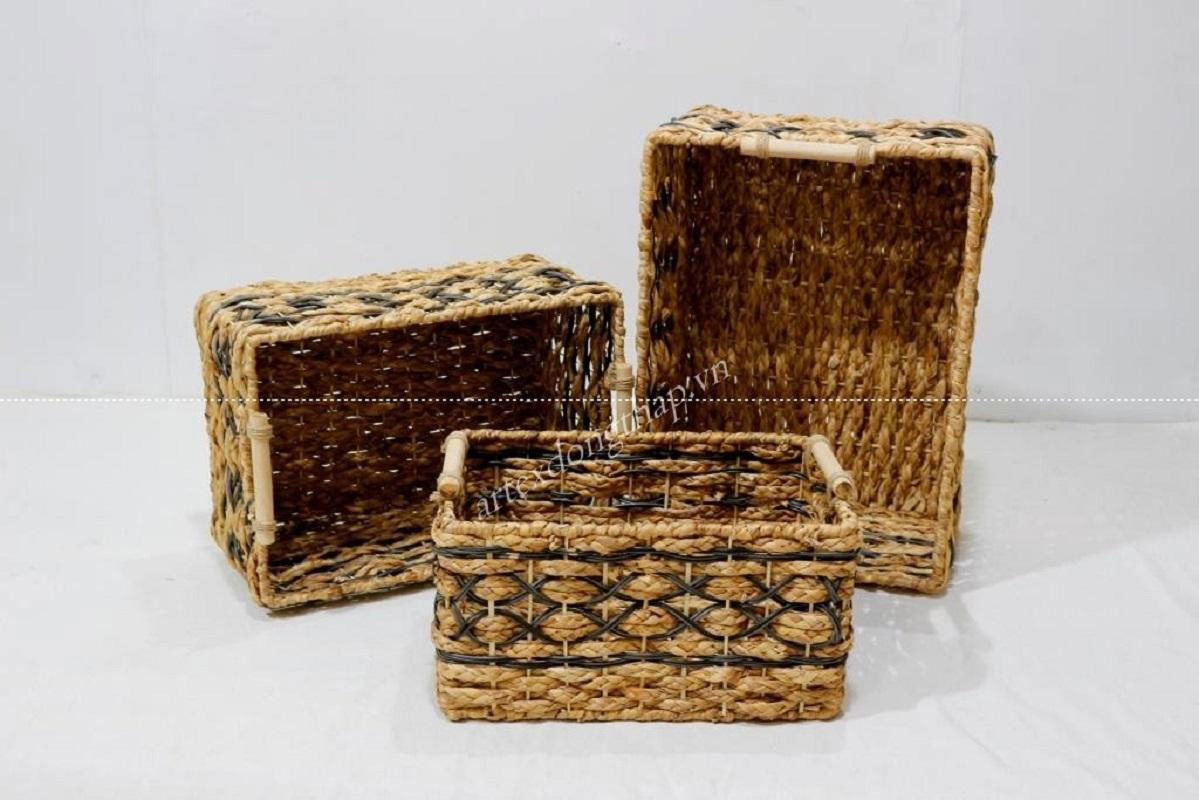 Hot Item Water Hyacinth Basket - SD9859A-3MC 3