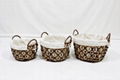 New Design Poly Rattan Storage Basket, Home Furniture-CH3857A-3MC