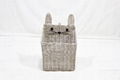 Poly rattan wall tray, cat shape -