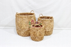 New design water hyacinth storage basket - SD20115A-3NA