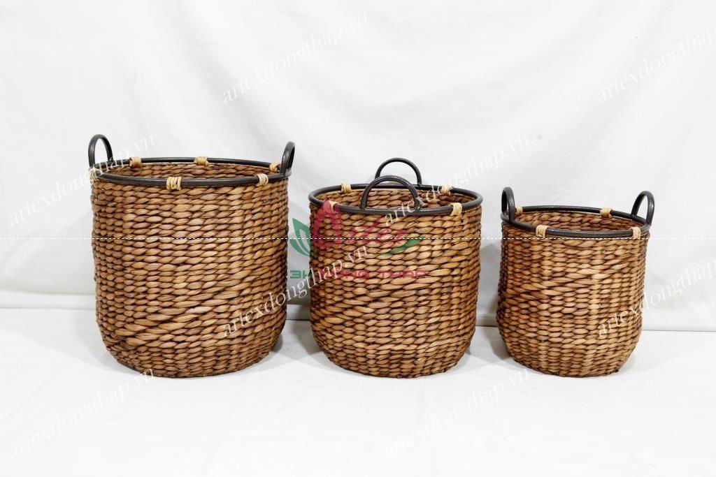 Hot item water hyacinth basket - SD10542A-3BR 2