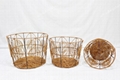 New Design Poly Rattan Storage Basket, Home Furniture-CH3963A-3BR 3