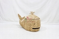 Handwoven Whale Shaped Basket – Natural