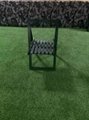 便攜折疊椅，軍綠鋼木椅