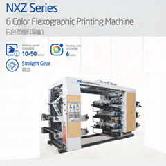 NXZ Series 6 Color Flexographic Printing Machine 