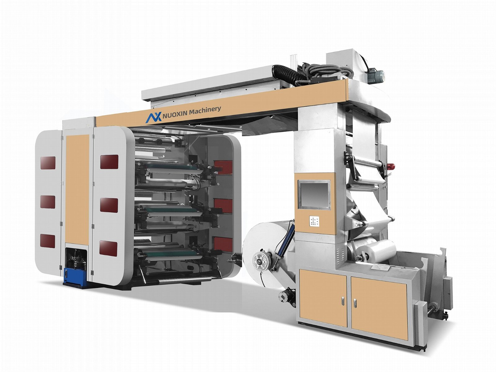 belt type 6 colour Roll paper Flexographic Printing Machine