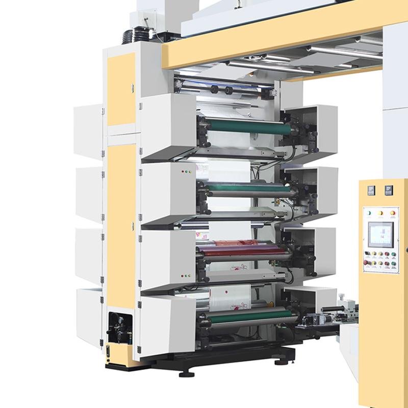 belt type 8 colour roll paper Flexographic Printing Machine 5