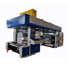 CI TYPE 4 COLOR PLSATI FILM Flexographic Printing Machine