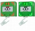 Fire Alarm DPDT Dual switches  Switch Call Point include Dual-color and Relayout