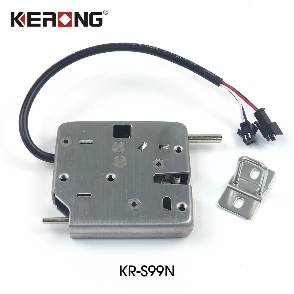 KERONG Steel Automatic Magnetic Lock Rotary Electromagnetic Latch 4