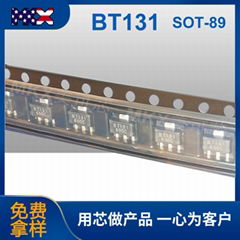 BT131双向可控硅贴片SOT-89