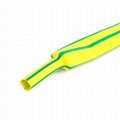 黃綠條紋熱縮管 柔軟阻燃聚烯烴熱收縮管 熱縮管批發 2