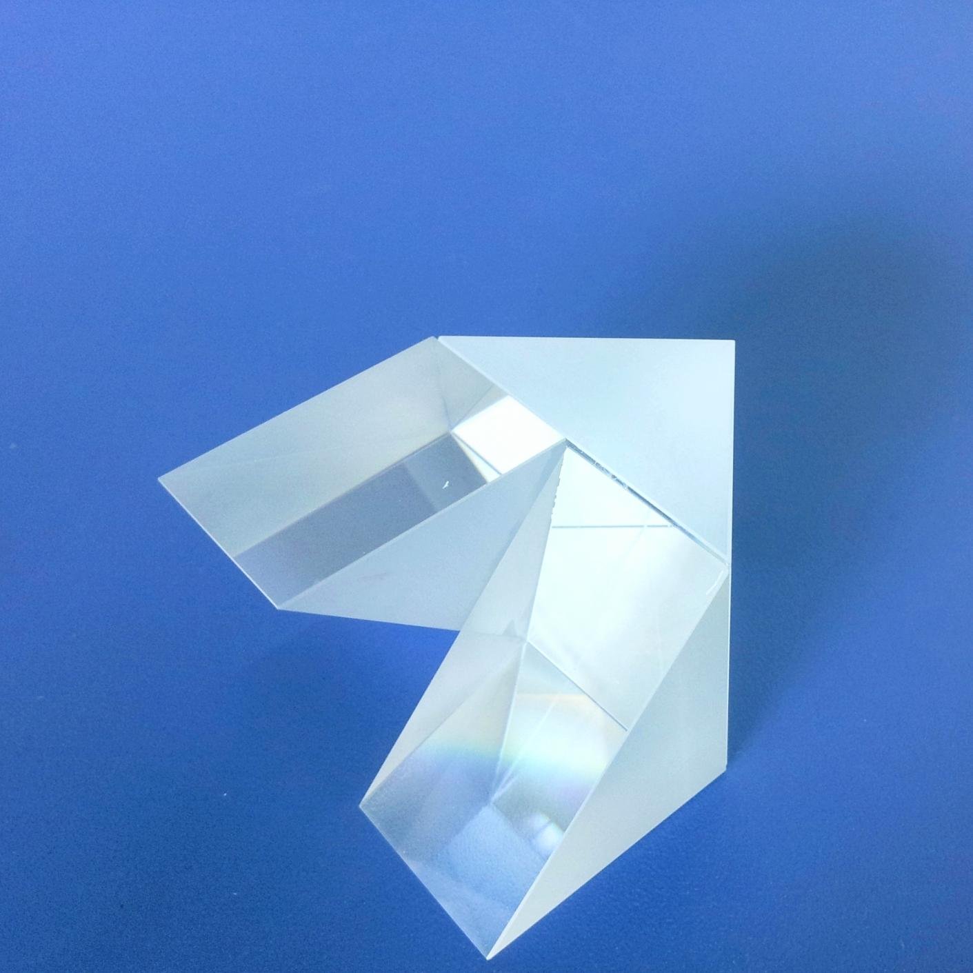 Optical Customed Glass Cementing Collimating Prism 2