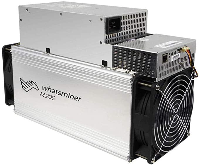 DragonX Whatsminer M20S 68TH/S BTC ASIC Miner Machine 3360W Bitcoin Miner PSU In 4