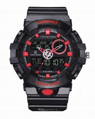 Pindows waterproof watch g shock sport watch digital watch for men