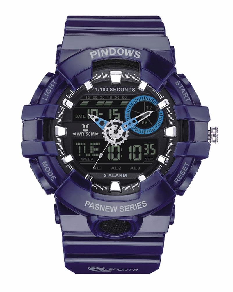 Pindows waterproof watch g shock sport watch digital watch for men 4