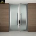 Commercial Round Bar H Shape Stainless Steel 201 304 Glass Push Pull Door Handle 3