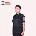 Security Check Black Summer Half Sleeve Shirt Uniform for Men 1