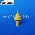 Powder coating spraying guns electrode