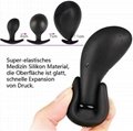 Flared Base Inflatable Butt Plug Trainer for Comfortable Long-Term Wear, 4