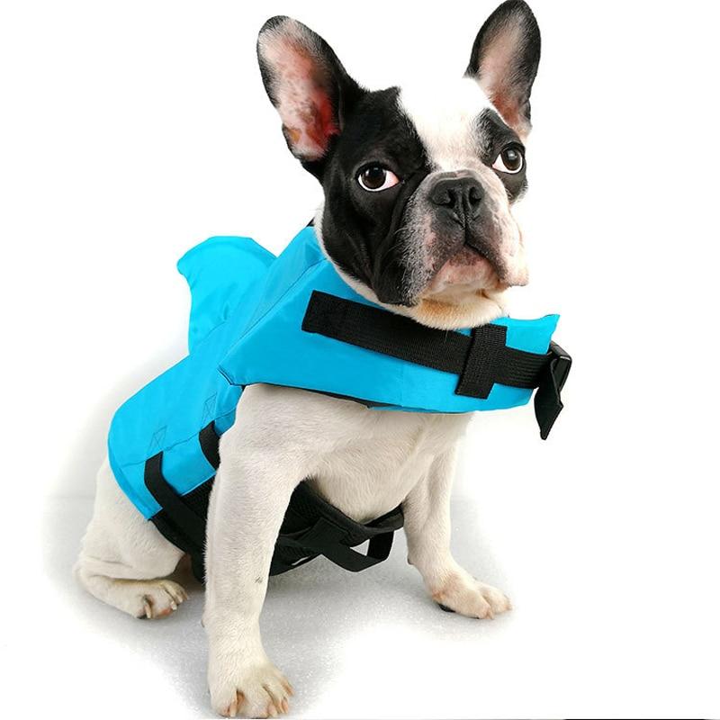 Dog Life Vest Summer Shark Pet Life Jacket Dog Clothes 