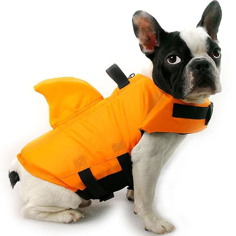 Dog Life Vest Summer Shark Pet Life Jacket Dog Clothes  2